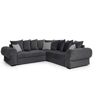 Niko Fabric Corner Sofa Suite / Corner Sofa Bed