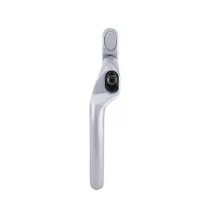 Timber Series Connoisseur MK2 Offset Locking Espag Window Handle - Silver (Left Hand)