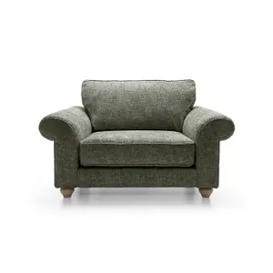 Ingrid Collection Cuddle Chair in Rifle Green