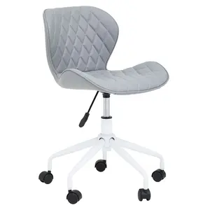 Interiors by Premier Brent Grey And White Home Office Chair