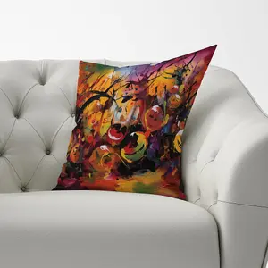 Abstract Halloween Painting Cushions 33cm x 48cm