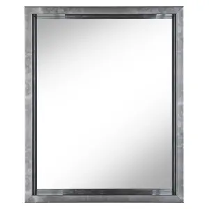 nielsen Albury Accent Metallic Effect Rectangular Mirror 54x44cm