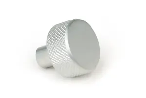 From The Anvil Satin Chrome Brompton Cabinet Knob - 25mm (No rose)