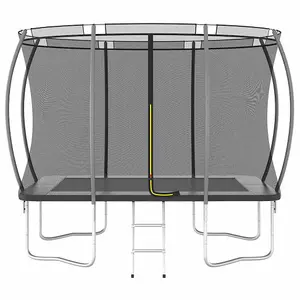 Berkfield Trampoline Set Rectangular 274x183x76 cm 150 kg