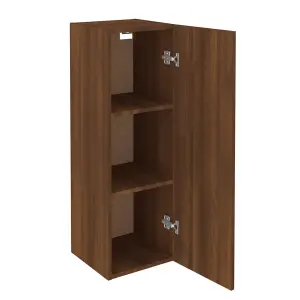 Berkfield TV Cabinets 2 pcs Brown Oak 30.5x30x90 cm Engineered Wood