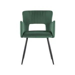 Kirssy Upholstered Dining Chair Dark Green