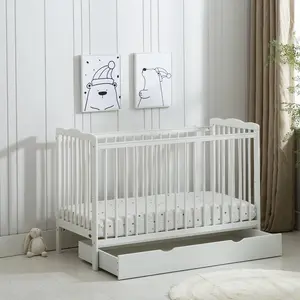 Chenoweth Cot Bed with Mattress White