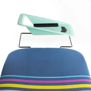 Minky Sure Grip Blue, pink, yellow & green Metallic effect Ironing board (L)160cm (W)45cm