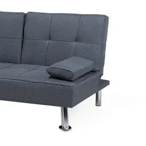 Beliani Modern Sofa Bed ROXEN Dark Grey