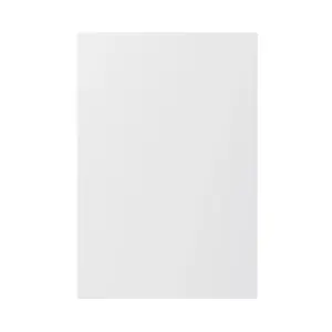 GoodHome Balsamita Matt white slab Standard End panel (H)870mm (W)590mm