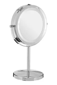 Maison by Premier Clara Chrome Plated Led Mirror