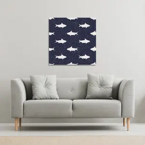 Fish (Canvas Print) / 101 x 101 x 4cm