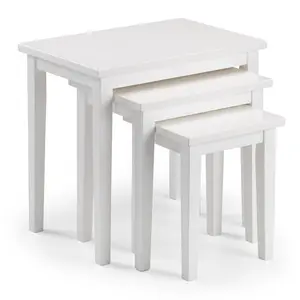 Elvina 3 Piece Nest of Tables White