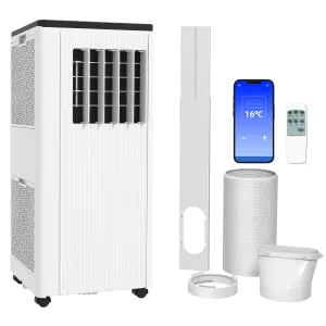 HOMCOM 9,000 BTU Portable Air Conditioner with App Control, Sleep Mode