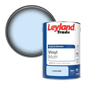 Leyland Trade Vinyl Matt Walls & Ceilings Emulsion Paint (S 0520-R80B) 5L