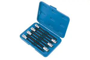 Laser Tools 6995 7pc Extra Long Hex Socket Bit Set 3/8" Drive