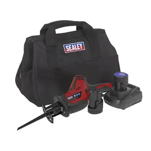 Sealey Cordless Reciprocating Saw 12V SV12 Series - 2 Batteries CP1208KIT