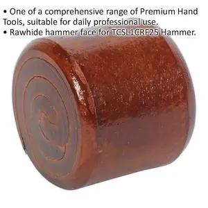 Replacement Rawhide Hammer Face for ys03574 2.5lb Copper / Rawhide Hammer