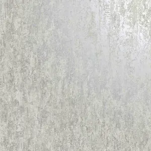 Holden Decor Statement Industrial Texture Grey Metallic Silver Wallpaper 12840