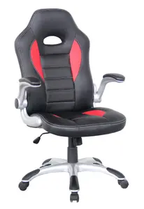 Talladega Office Chair in Black / Red