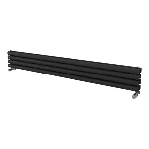 Ximax Champion Duplex FORDH2361800A Anthracite Gas Horizontal Designer Radiator, (W)1800mm x (H)236mm