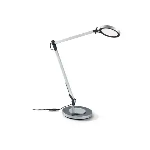 Luminosa Futura LED 1 Light Table Light Aluminium