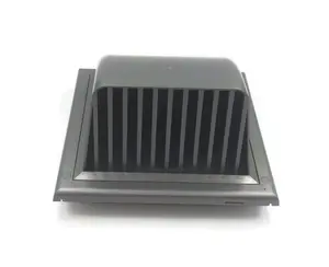 Graphite Duct Gravity Flap 190mm x 190mm / 100mm Air Vent Grille