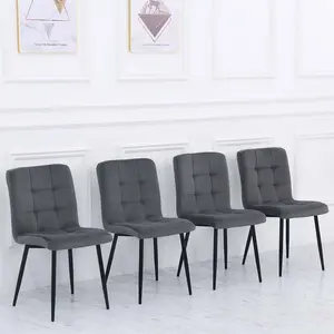 Barryton Upholstered Dining Chair (Set of 4) Grey