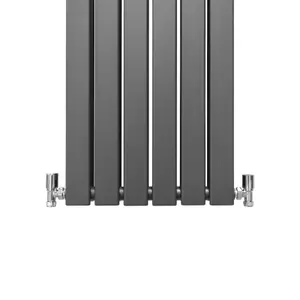 Designer Flat Panel Radiators Anthracite Grey 1600mm x 420mm