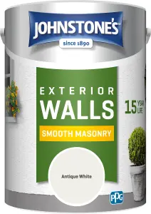 Johnstone's Masonry Paint Antique White - 5L