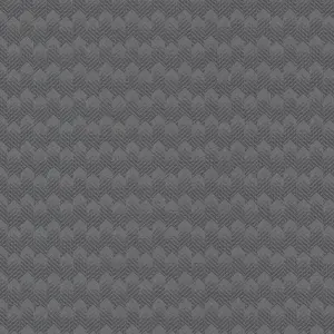 Fine Décor Prism Fabric Texture Dark Silver Wallpaper