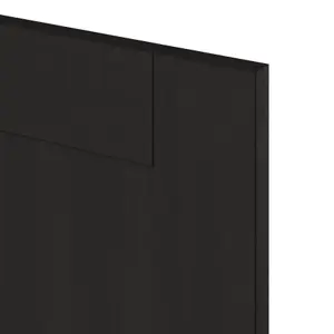 GoodHome Verbena Matt charcoal Shaker Drawer front, bridging door & bi fold door 1000mm