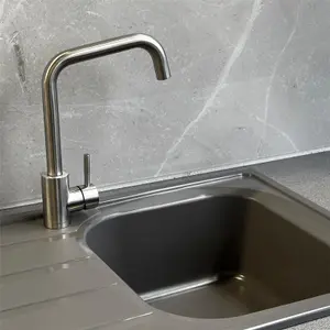 Liquida DK5GR 1.0 Bowl Compact SMC Inset Reversible Grey Kitchen Sink