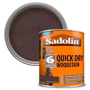 Sadolin Quick Dry Woodstain - Jacobean Walnut - 1L