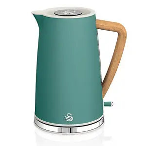 Swan Nordic Pine Green 1.7L Kettle, 4 Slice Toaster & 20L Digital Microwave Set