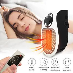 Portable Electric Heater Plug In Wall Heater Room Heating Stove Household Radiator