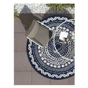 County Collection Circle Indoor/Outdoor Rugs  11659A