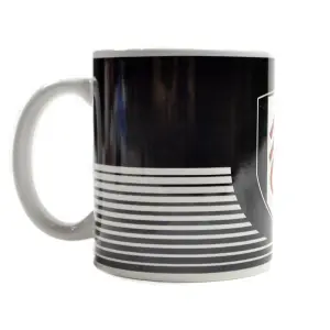 Fulham FC Crest Mug Black/White (One Size)