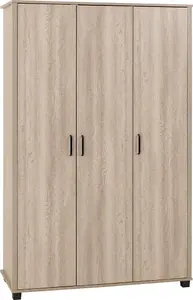 Oliver 3 Door Wardrobe Light Oak Effect