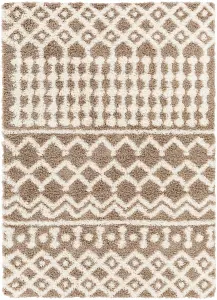 NOUR Boho Shaggy Area Rug 200 x 290 cm