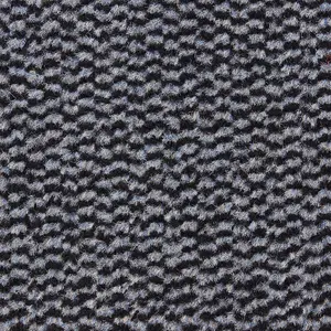 JVL Heavy Duty Barrier Door Mat, 60x150cm, Blue/Black