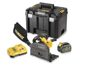 Dewalt DCS520T2-GB FlexVolt XR Plunge Saw 54V 2 x 2.0Ah Li-ion Batteries