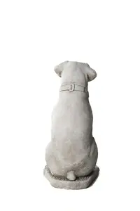 Stone Cast Large Boxer Dog Garden Ornament