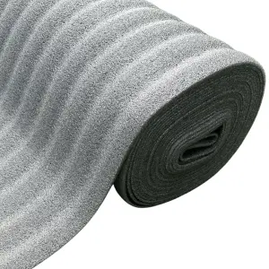 Graphite 6mm Thick PE Foam Carpet Underlay 15m2 (1m x 15m) Roll