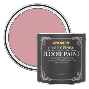 Rust-Oleum Dusky Pink Chalky Finish Floor Paint 2.5L