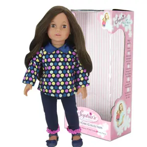 Sophia's by Teamson Kids 18'' Soft Bodied Brunette Doll Catherine Brown Eyes