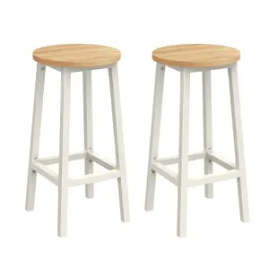 Hemel Bar Stool (Set of 2) White