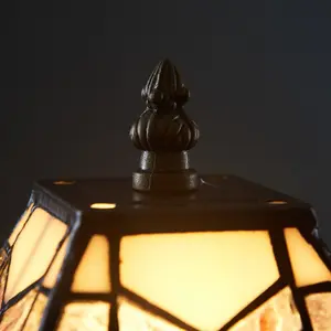 Schweizer Tiffany Style 39cm Table Lamp