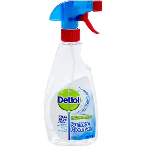 Dettol Antibacterial Surface Cleaner Spray 500ml x 6