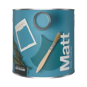 Rust-Oleum Washable Matt Wall Paint - Cerulean 2.5L